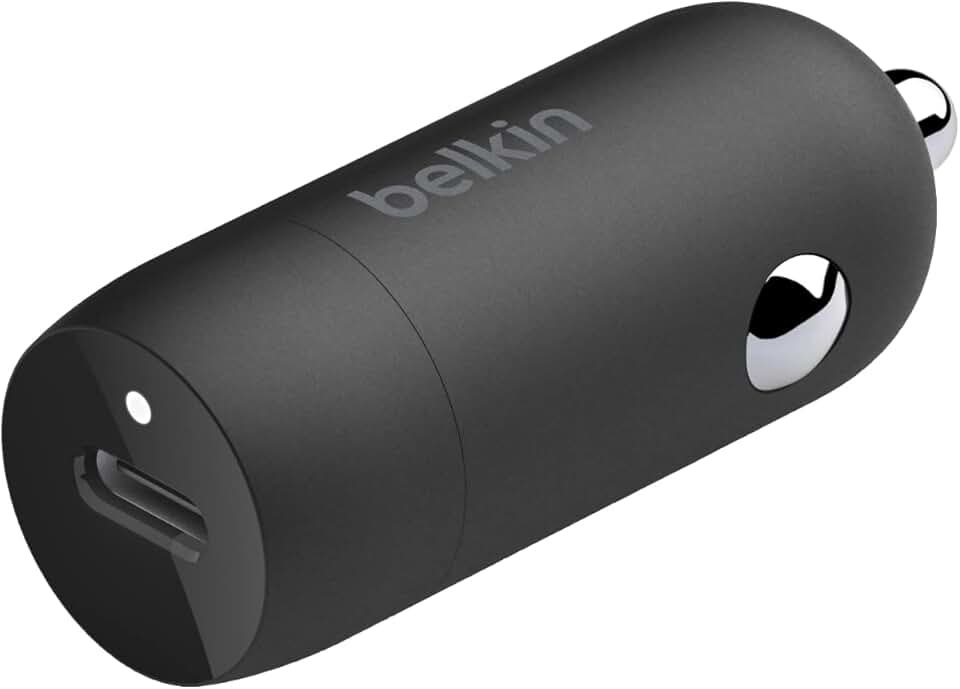 Belkin BoostCharge 30W Autolader met USB-C Power Delivery – Snellader voor Smartphone & Tablet