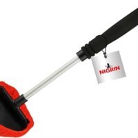 NIGRIN Ruitenreiniger met Telescopische Steel en Microvezelpads