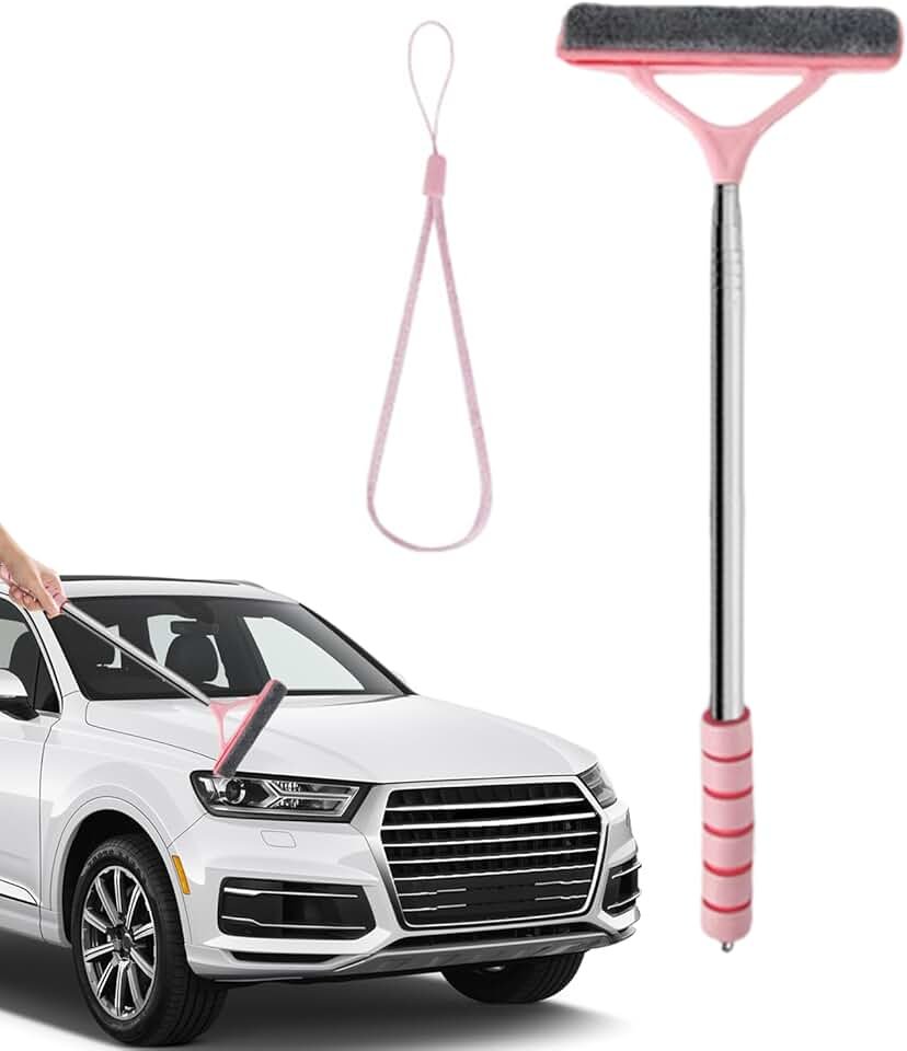 Uitschuifbare Ruitenreinigings-Tool – Glass Wiper & Detailborstels