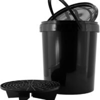 AUTO-STYLE Autowas Emmer 15L met Deksel en Grit Guard