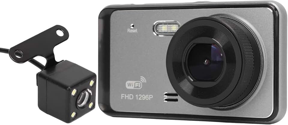 KIMISS Dubbele Dashcam 1080p met Wi-Fi